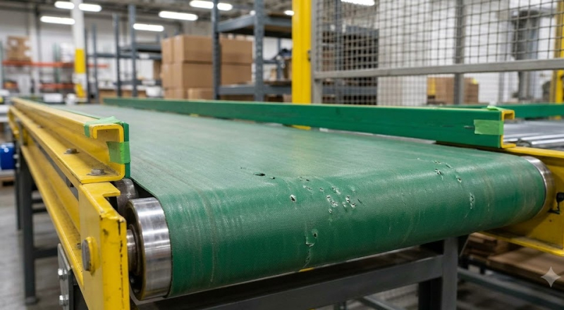 Nguyên nhân băng tải PVC bị rách mặt, bong mối nối và cách xử lý nhanh