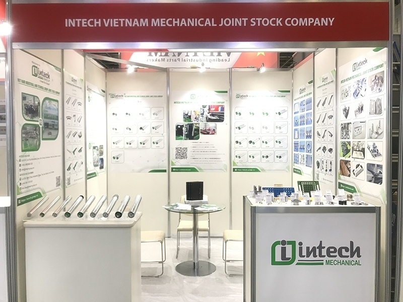 Gian hàng Intech nổi bật tại triển lãm M-Tech Osaka 2022