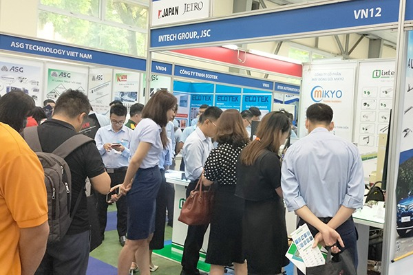 Gian hàng ấn tượng của Intech Group tại triển lãm SIE 2023