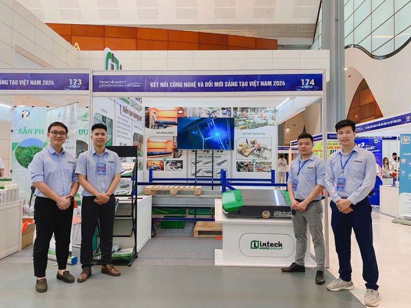 Hình ảnh gian hàng Intech Group tỏa sáng tại triển lãm Techconnect Vietnam 2024