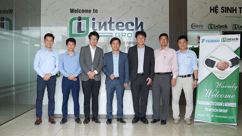 Intech Group đón tiếp đoàn đại biểu TSUBAKIMOTO CHAIN GROUP (Nhật Bản) sang thăm và làm việc