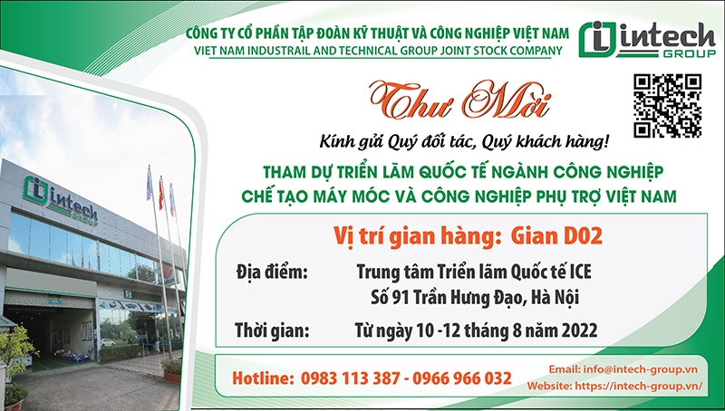 Intech Group mời tham dự triển lãm VME 2022