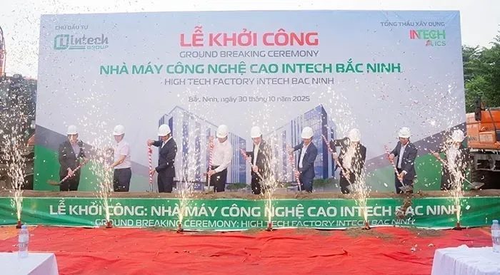 Intech Group - Khởi công Nhà máy Công nghệ cao Intech Bắc Ninh