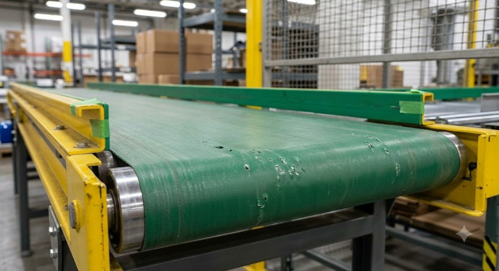 Băng tải PVC kém chất lượng