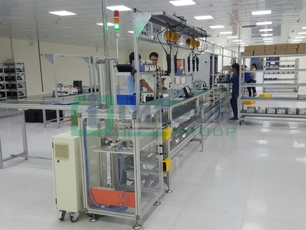 Dây chuyền băng tải hồi Pallet