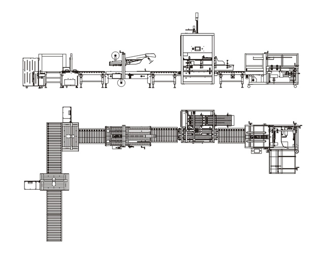 Dây chuyền đóng thùng carton tự động chính hãng Mikyo