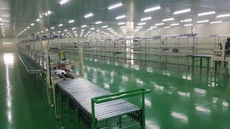 Dây chuyền lắp ráp sản phẩm và đóng thùng carton Dây chuyền lắp ráp sản phẩm và đóng thùng carton