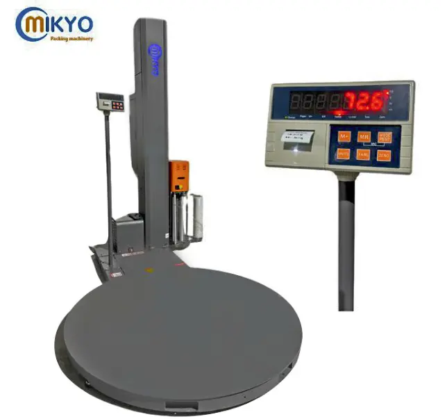 Máy quấn màng pallet có bàn xoay