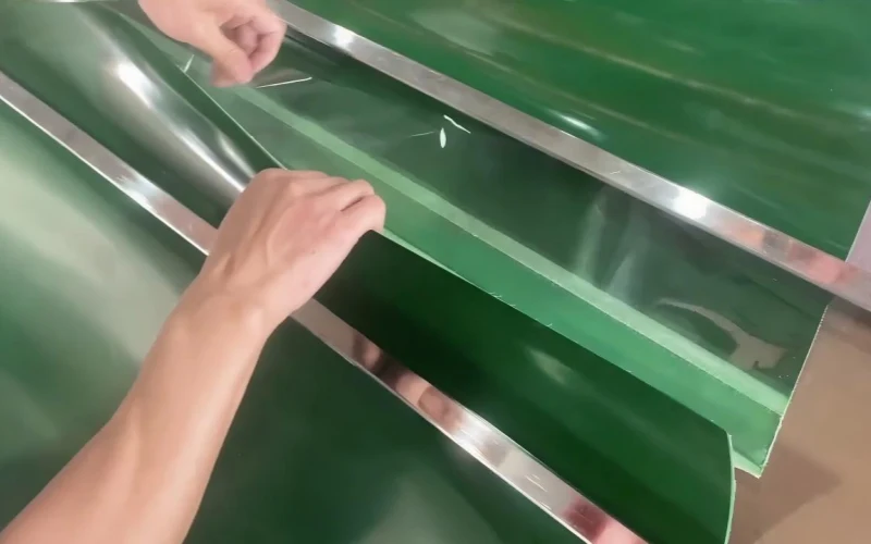 Mối nối băng tải PVC bị bong