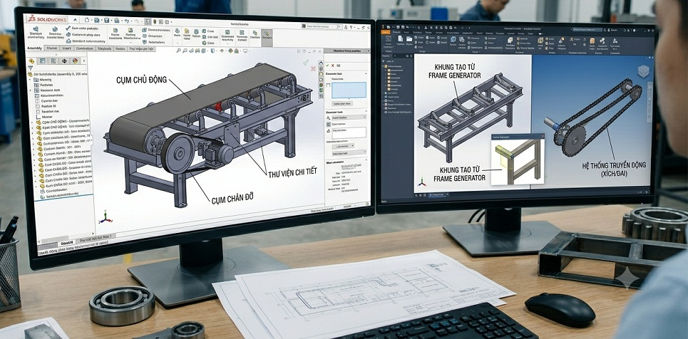 Phần mềm thiết kế băng tải