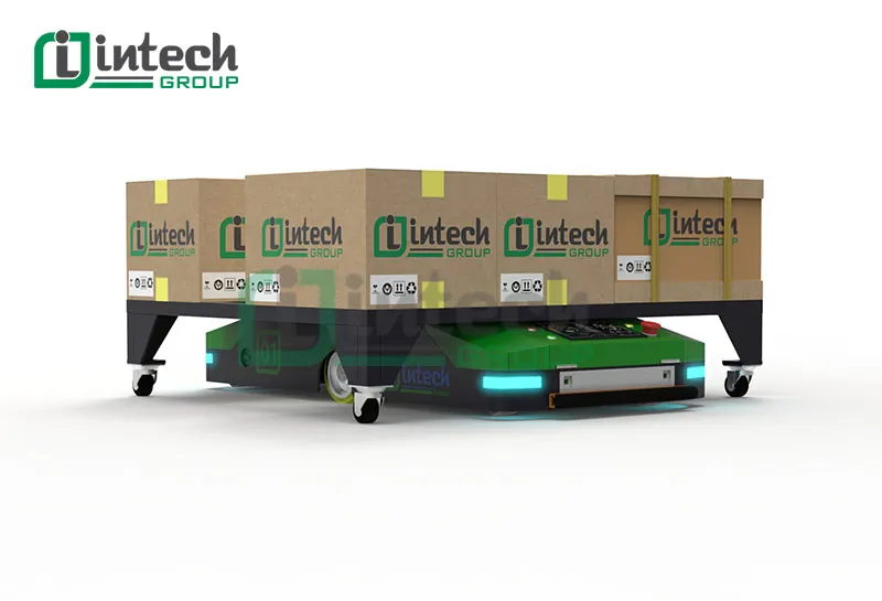 Robot tự hành agv kéo và vận chuyển hàng hóa tự động Robot tự hành agv kéo và vận chuyển hàng hóa tự động