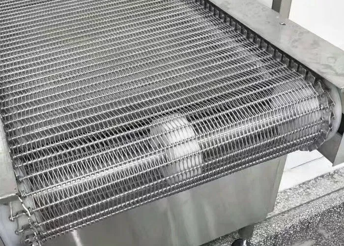 Stainless steel mesh conveyor