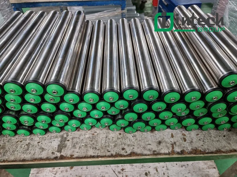 Steel conveyor rollers