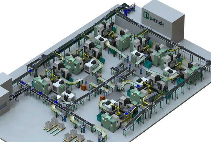 Auto parts production line