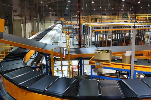 Automatic parcel sorting line for Logistics industry