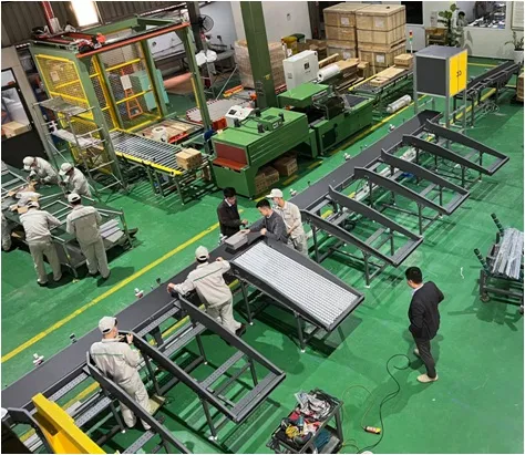 Narime pneumatic tray sorting system